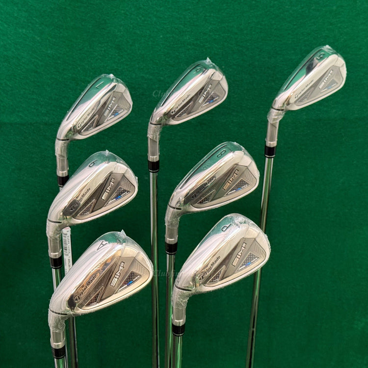 NEW LH TaylorMade SIM2 MAX 5-AW Iron Set KBS Max MT 85 Steel Stiff