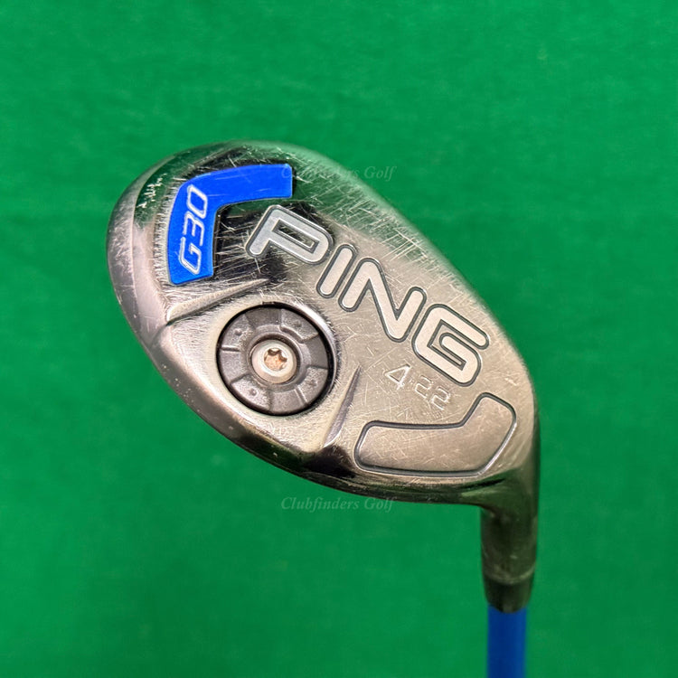 Ping G30 22° 4 Hybrid Ping TFC 419 High Balance Point Graphite Stiff *DENT*