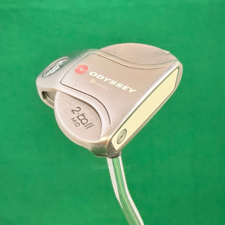 Odyssey White Ice 2-Ball Mid 35.5" Double-Bend Mallet Putter Golf Club