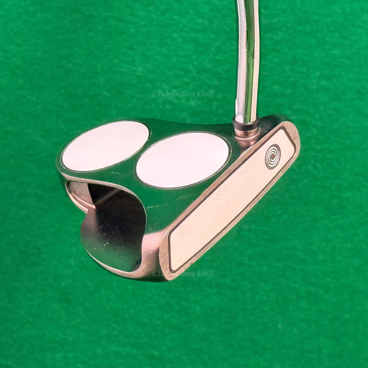 Odyssey White Ice 2-Ball Long 43" Double-Bend Mallet Putter w/ Super Stroke