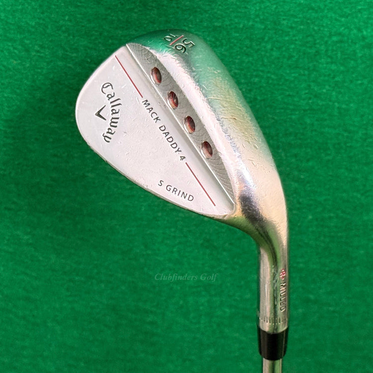 Callaway Mack Daddy 4 Chrome 56-10S 56° Sand Wedge Stepped Steel Wedge Flex