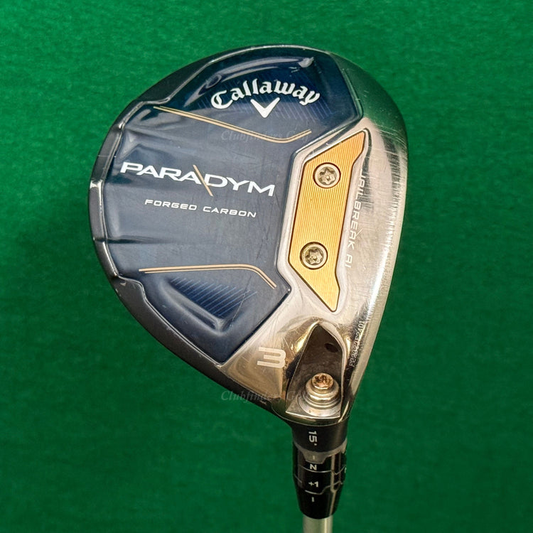 Callaway Paradym 15° Fairway 3 Wood Aldila Ascent 60-R Graphite Regular