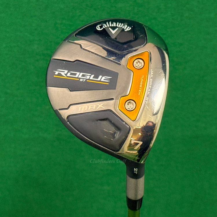 Callaway Rogue ST MAX 21° Fairway Wood 7 Aldila NV Green 55-A Graphite Seniors