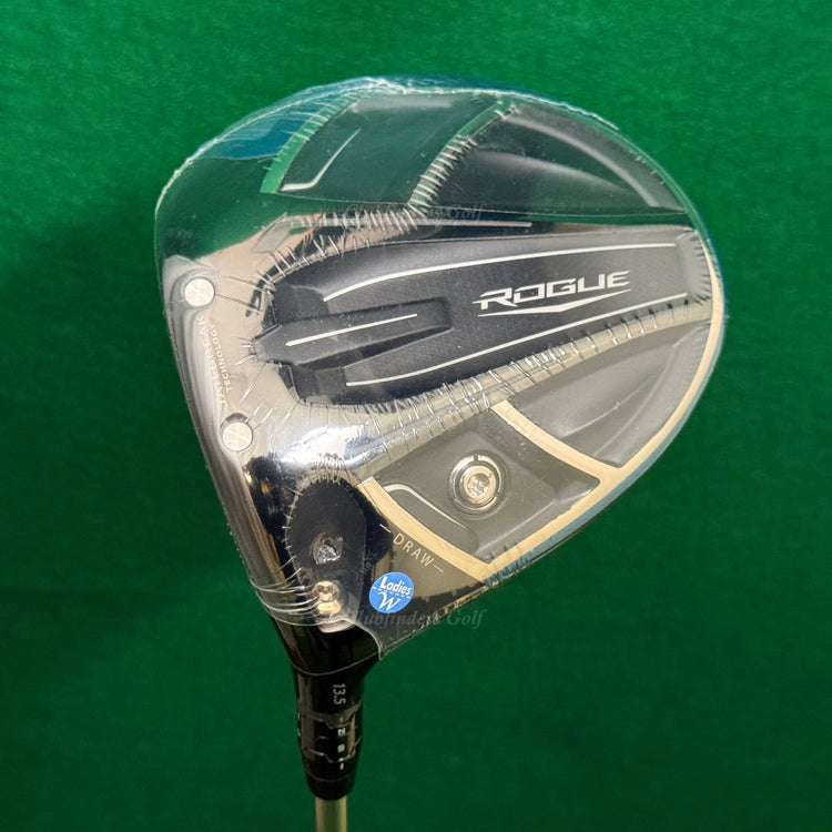 NEW LH Lady Callaway Rogue Draw 13.5° Driver Aldila Quaranta 40//LL Ladies W/ HC