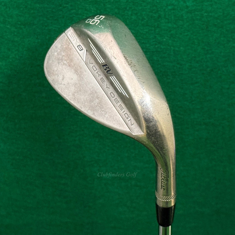 Titleist Vokey SM8 Brushed 56-12D 56° Sand Wedge Stepped Steel Wedge Flex