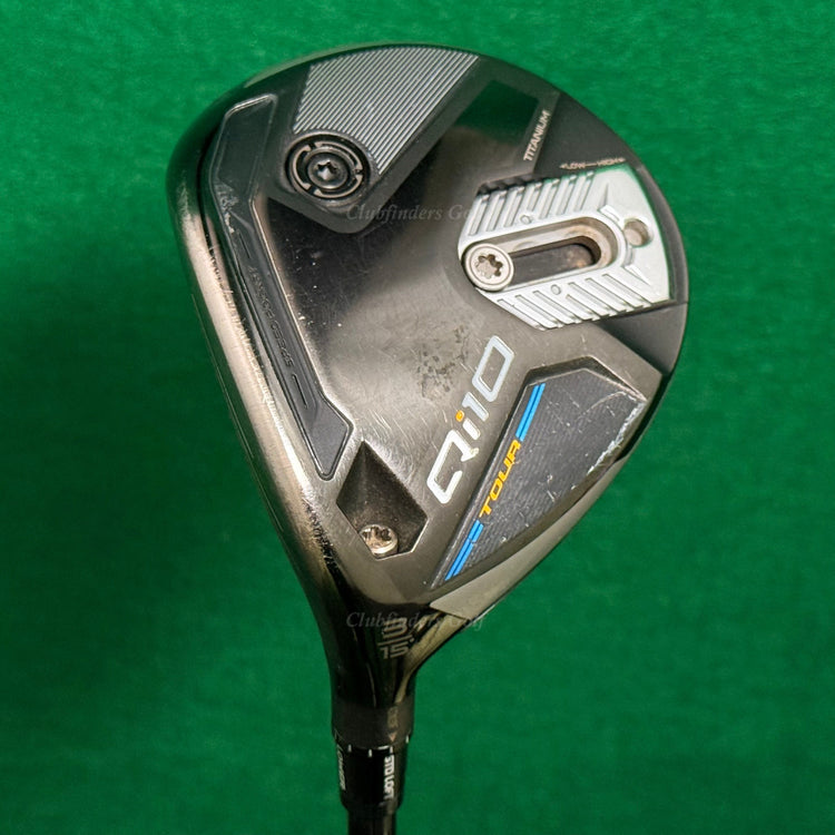 LH TaylorMade Qi10 Tour 15° Fairway Wood 3 Mitsubishi Kai'li 60X Extra Stiff