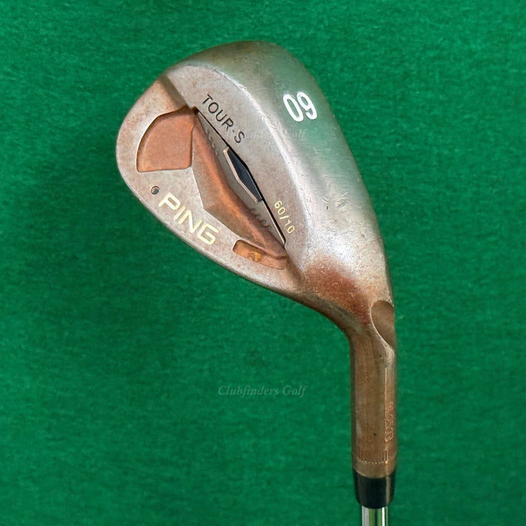Ping Tour-S Raw Black Dot 60-10 60° Lob Wedge KBS Tour Steel Stiff