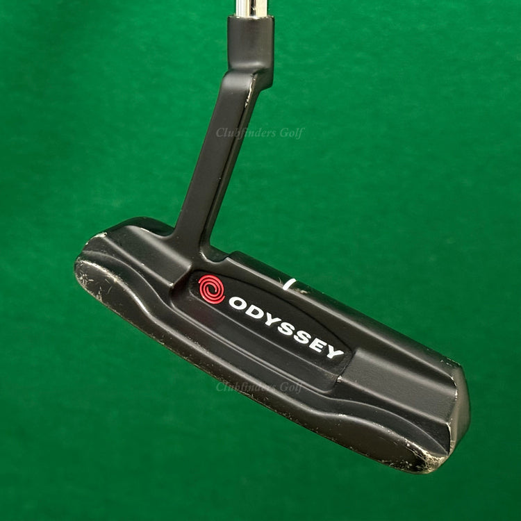 Odyssey DFX Black #1 34" Plumber's-Neck Blade Putter Golf Club w/Super Stroke