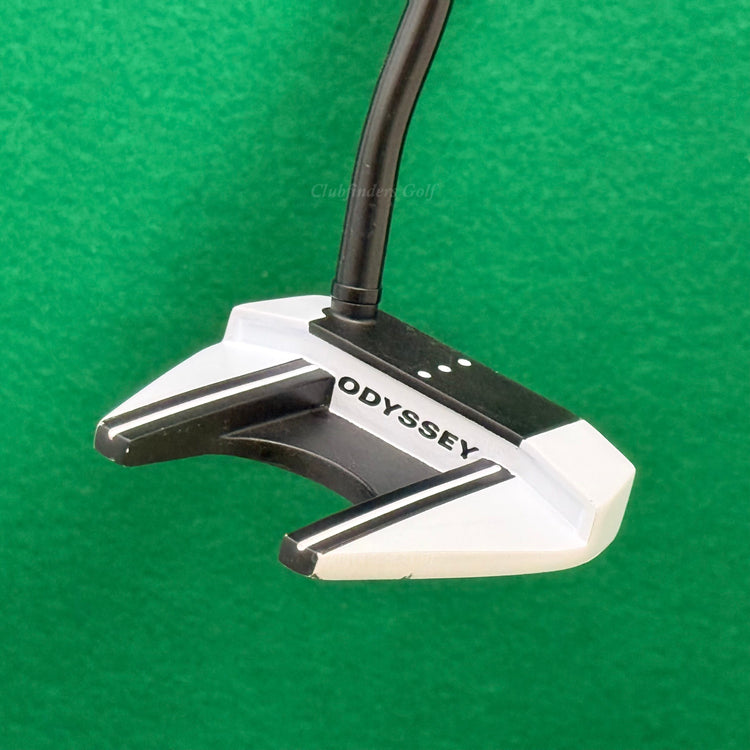 Odyssey O-Works #7 Black/White 35" Double-Bend Mallet Putter w/ Super Stroke