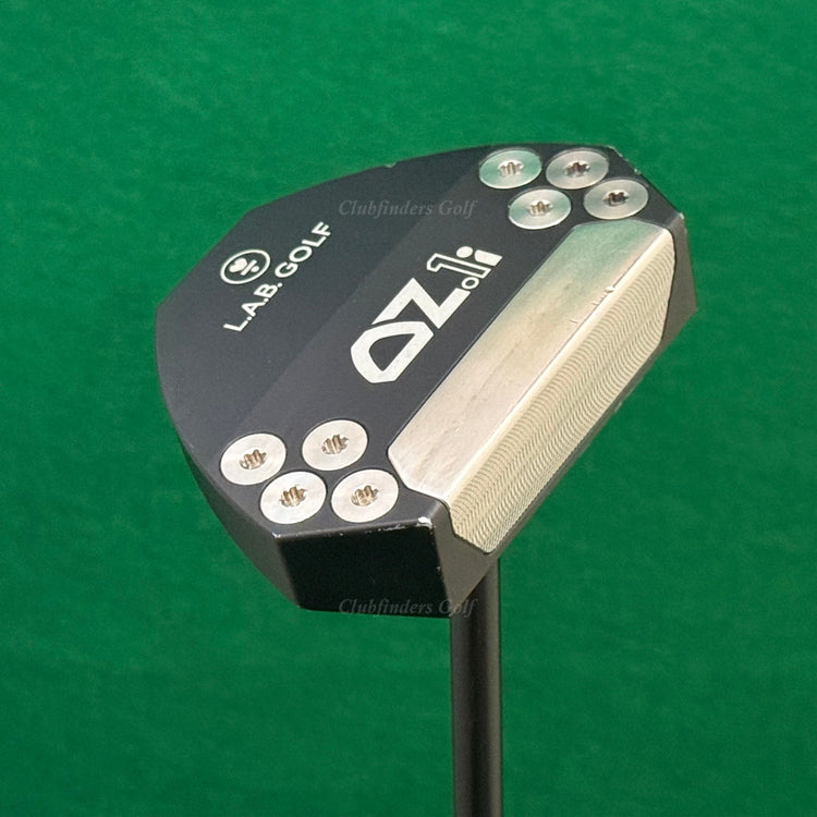 LAB Golf 2025 OZ.1i Black 34" Centered-Shafted Putter Matte Black Stepped w/ HC