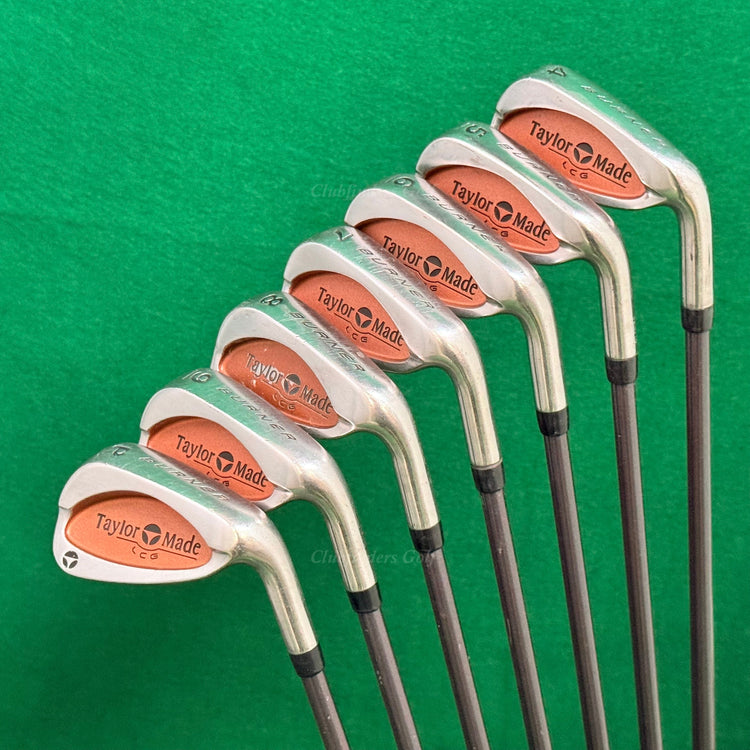 TaylorMade Burner LCG 4-PW Iron Set S-90 Bubble 2 Graphite Stiff
