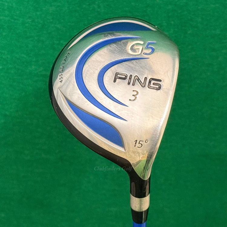 Ping G5 Fairway 15° 3 Wood Grafalloy ProLaunch Blue 75R Graphite Regular