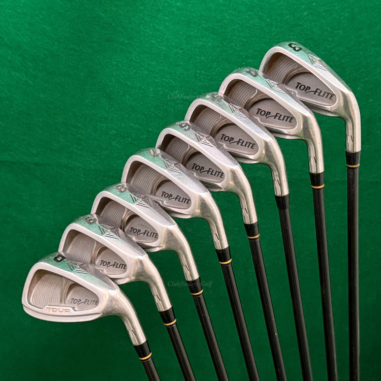 Top Flite-Tour 3-PW Iron Set Top-Flite-S True Temper Performance Graphite Stiff