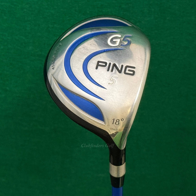 Ping G5 Fairway 18° 5 Wood Grafalloy ProLaunch Blue 75R Graphite Regular