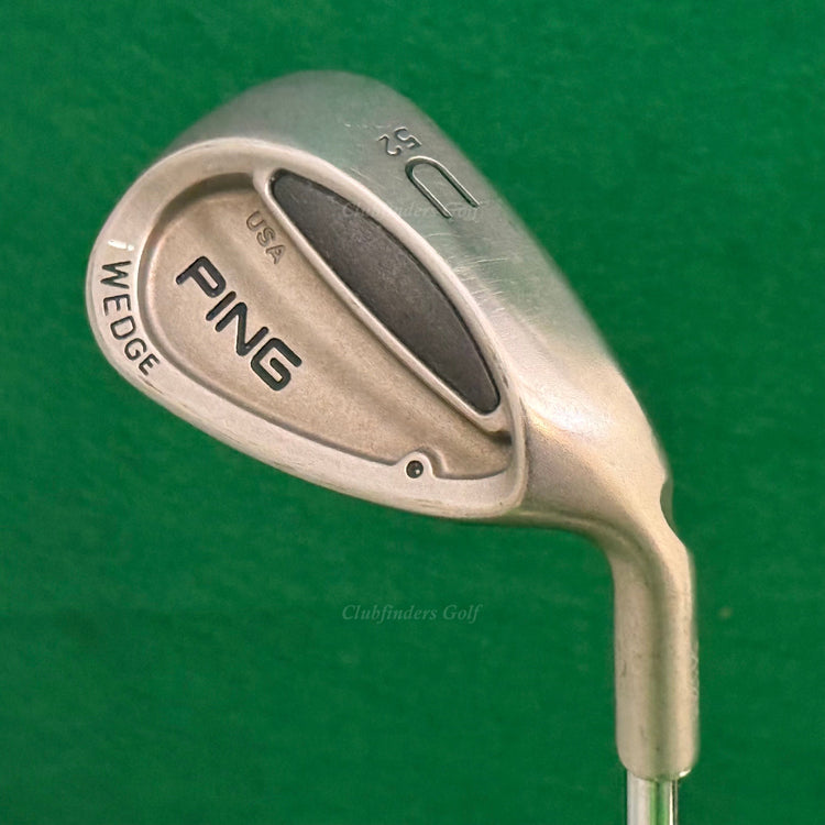Ping iWedge Black Dot 52° Gap Wedge Stepped Steel Wedge Flex