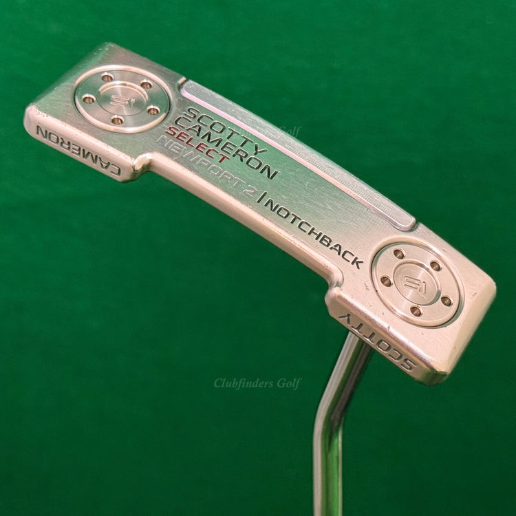 Scotty Cameron 2016 Select Newport 2 Notchback 34" Single-Bend Putter Titleist