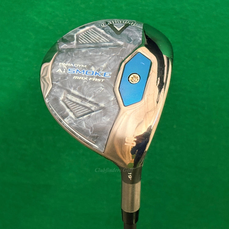 Callaway Paradym Ai Smoke Max Fast 19° Fairway 5 Wood Tensei 75-S Stiff w/HC