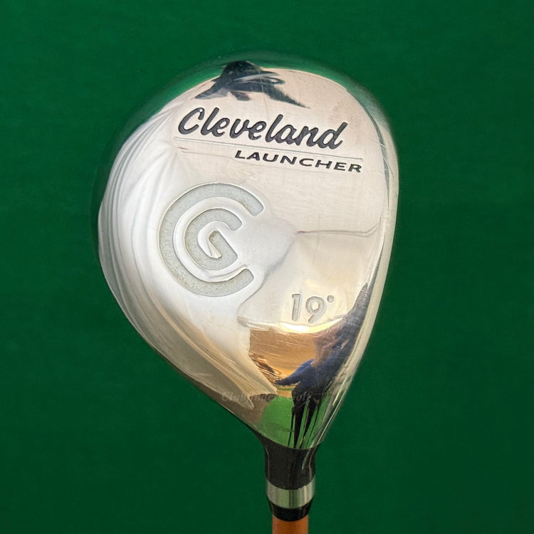 Cleveland Launcher Stainless 19° Fairway Wood Launcher Gold 65-S Graphite Stiff