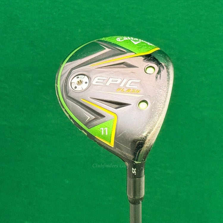 RARE Callaway EPIC Flash 25° Fairway Wood 11 Aldila Tour Blue ATX65 Stiff