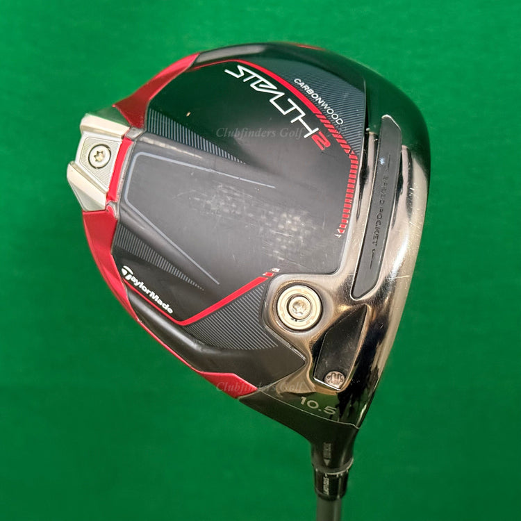 TaylorMade Stealth 2 10.5° Driver HZRDUS Smoke Black 6.0 60g Graphite Stiff w/HC