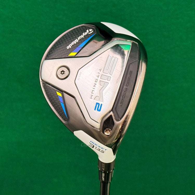 TaylorMade SIM2 Titanium Rocket 13.5° Fairway 3 Wood Kai'li Red 75-S Stiff w/HC