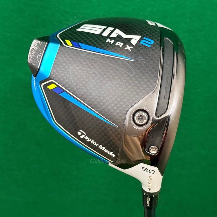 TaylorMade SIM2 MAX 9° Driver Fujikura Ventus Blue 5-S Graphite Stiff w/ HC