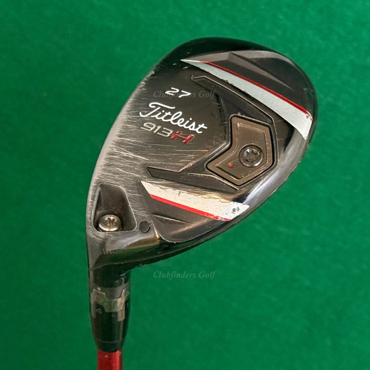 LH Titleist 913H 27° Hybrid Mitsubishi Rayon Bassara 60HYB Graphite Seniors