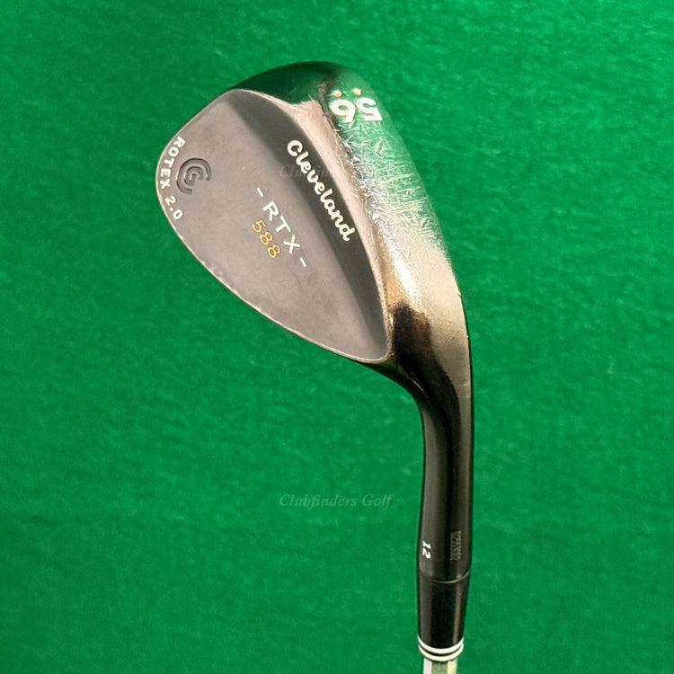 Cleveland RTX 588 Rotex 2.0 Black 56-12 56° Sand Wedge Dynamic Gold Wedge Flex