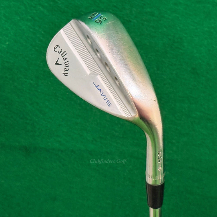 Callaway MD5 Jaws Platinum Chrome 56-12W 56° Sand Wedge Steel Wedge Flex