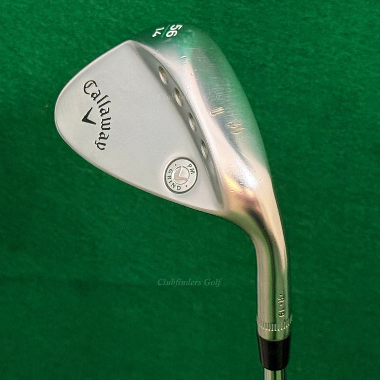 Callaway Mack Daddy PM Grind Chrome 56-14 56° Sand Wedge Hi-Rev 2.0 Wedge Flex