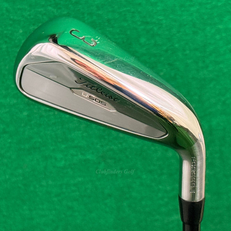Titleist U-505 Forged 2023 Utility 3 Iron HZRDUS Black 6.0 80g HY Graphite Stiff