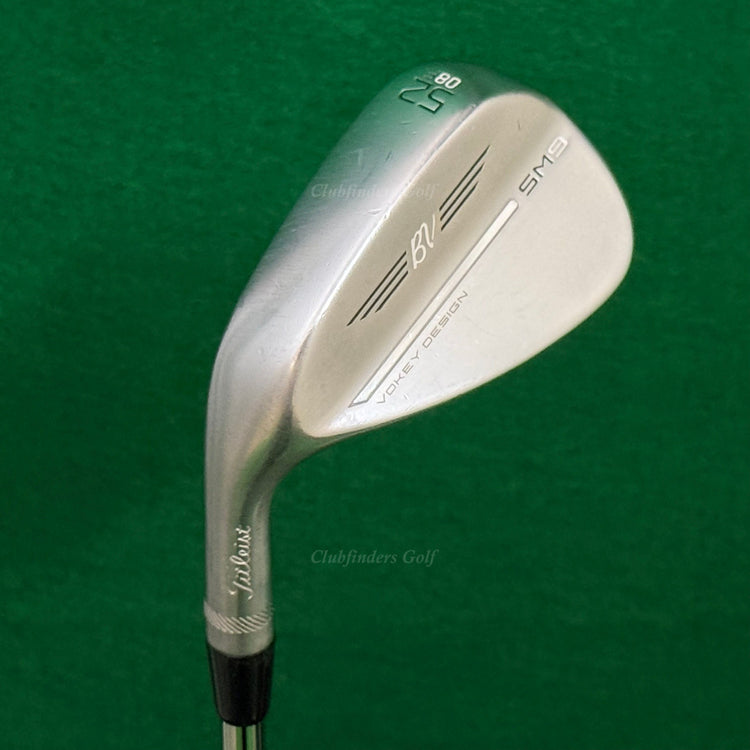 LH Titleist Vokey SM9 Tour Chrome 52-8F 52° Gap Wedge Vokey Design Wedge Flex
