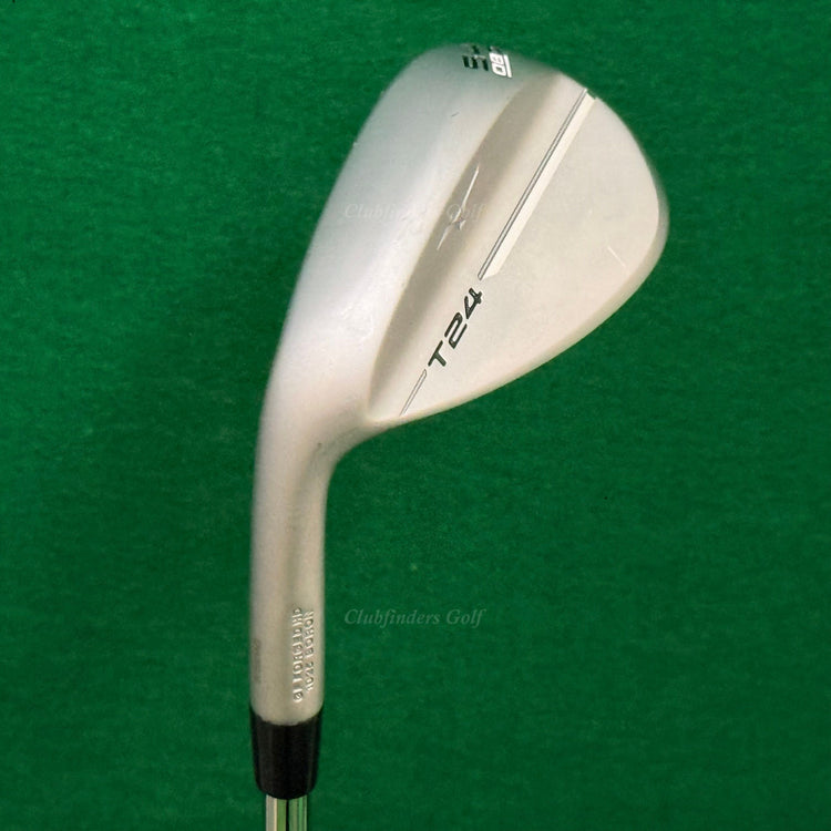 LH Mizuno T24 Satin Chrome 54-8D 54° Sand Wedge Dynamic Gold S400 TI Stiff