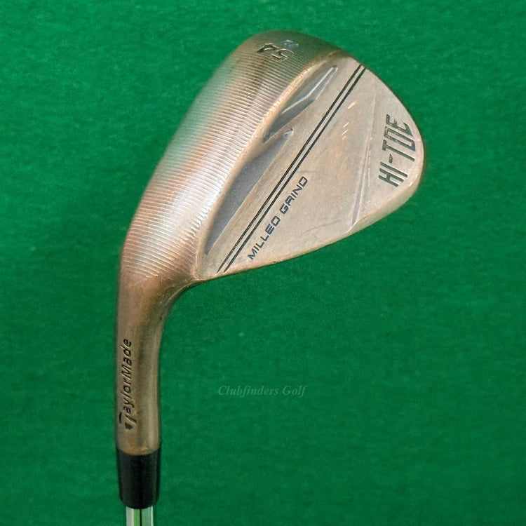 LH TaylorMade Milled Grind Hi-Toe 3 54-10 54° Sand Wedge Hi-Rev 115 Wedge Flex