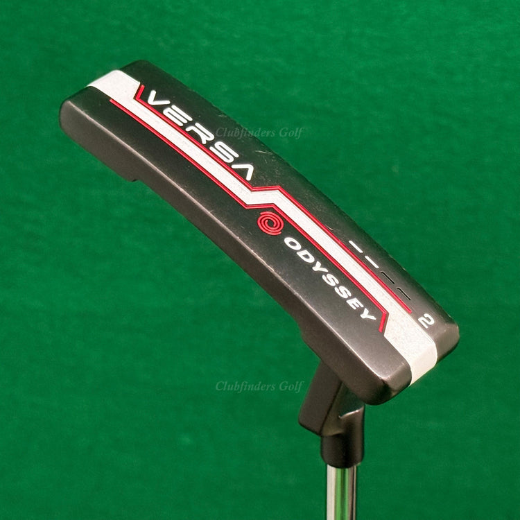 Odyssey Versa #2 Black Plumbers-Neck 34.5" Putter Golf Club w/ Super Stroke