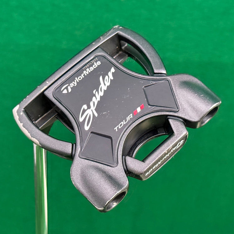 LH TaylorMade Spider Tour 2020 Black #3 33.75" Slant-Neck Mallet Putter w/ HC