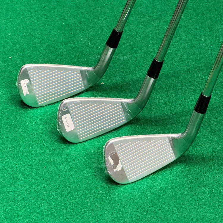 NEW New Level 702+ Forged Chrome 4-PW Iron Set Dynamic Gold 115 S300 Steel Stiff