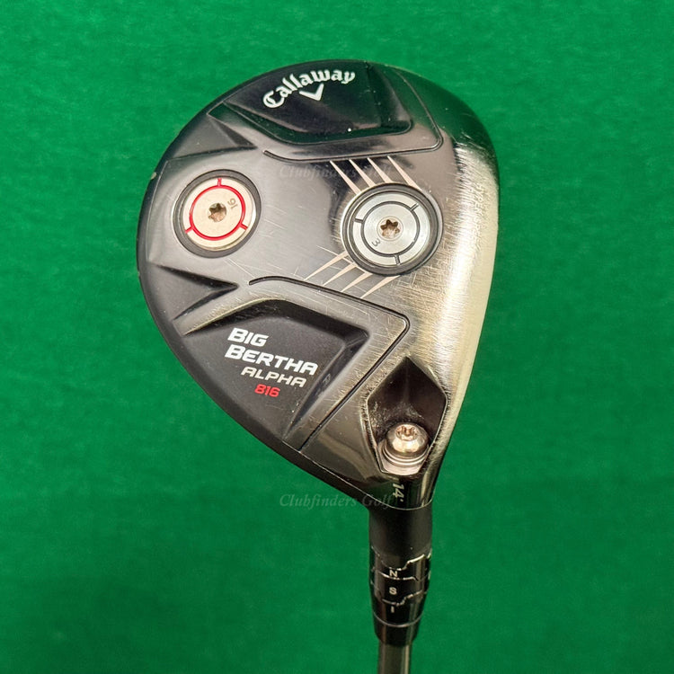 Callaway Big Bertha Alpha 816 14° Fairway Wood Aldila Synergy 50-S Stiff