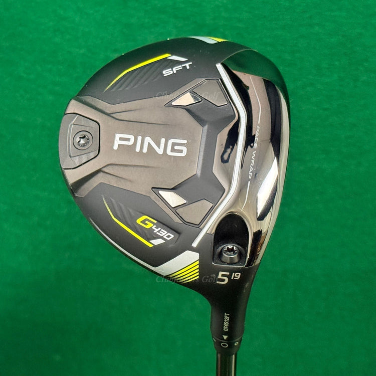 Ping G430 SFT 19° Fairway Wood 5 Ping Tour 2.0 Black Chrome 65/S Stiff w/ HC