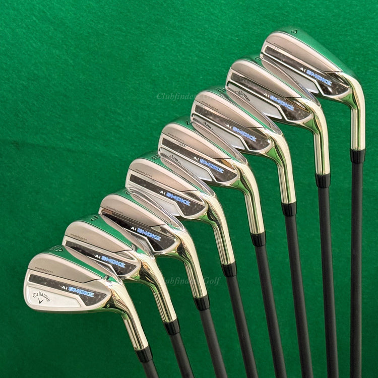 Callaway Paradym Ai SMOKE 4-AW Iron Set Cypher Sixty 5.5 Graphite Regular