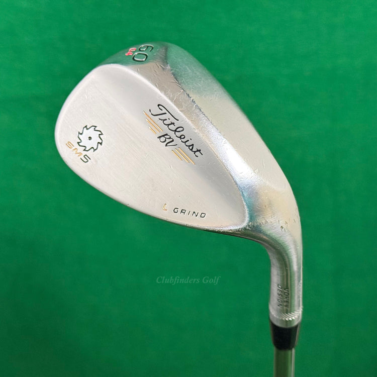 Titleist Vokey SM5 Chrome 60-4L 60° Lob Wedge Vokey Design Steel Wedge Flex