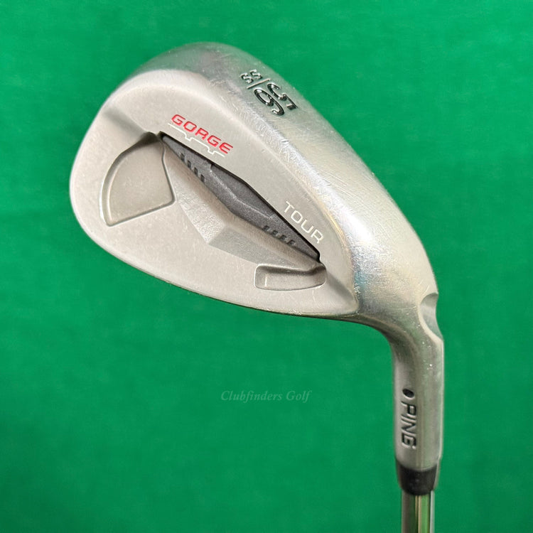Ping Tour Gorge Black Dot 56-SS 56° Sand Wedge Ping AWT Steel Stiff