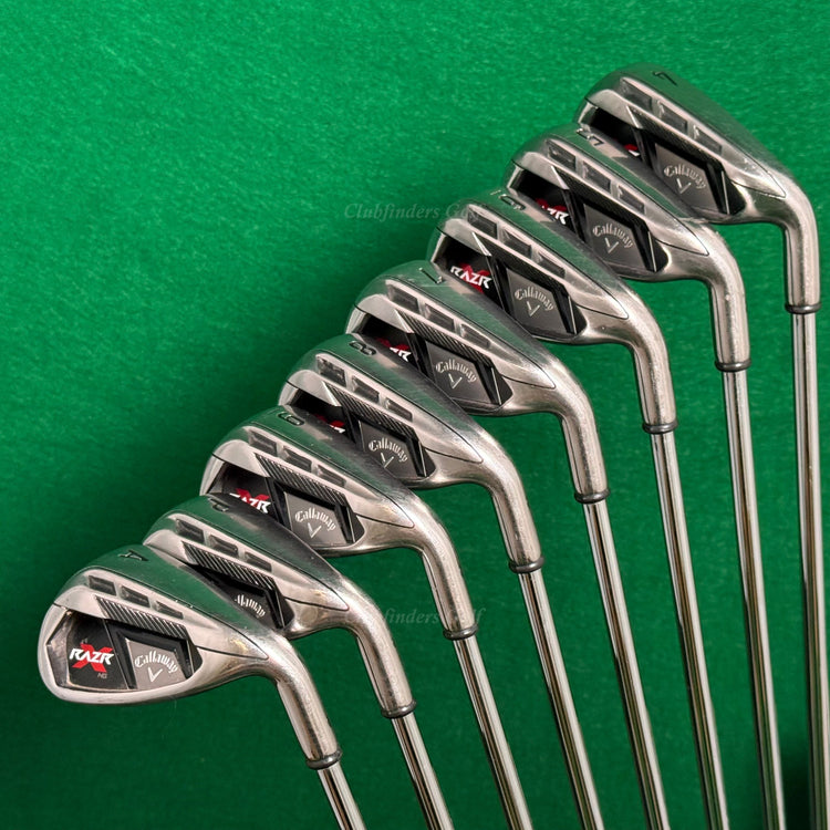 Callaway RAZR X NG "New Groove" 4-AW Iron Set Factory Uniflex Steel