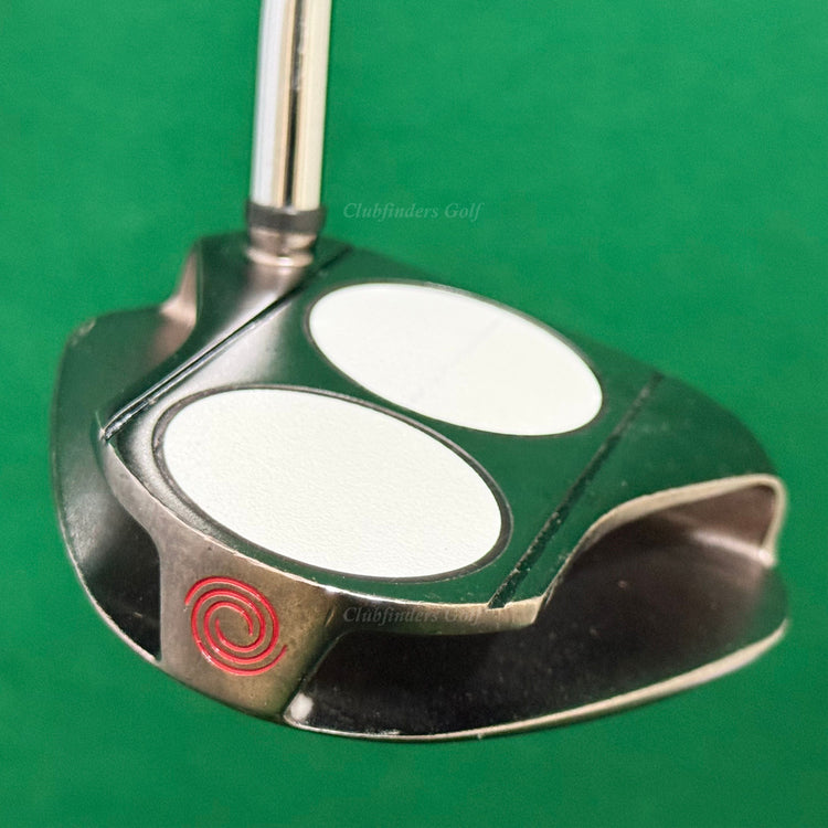 Odyssey White Ice 2-Ball V-Line 34" Double Bend Mallet Putter Golf Club