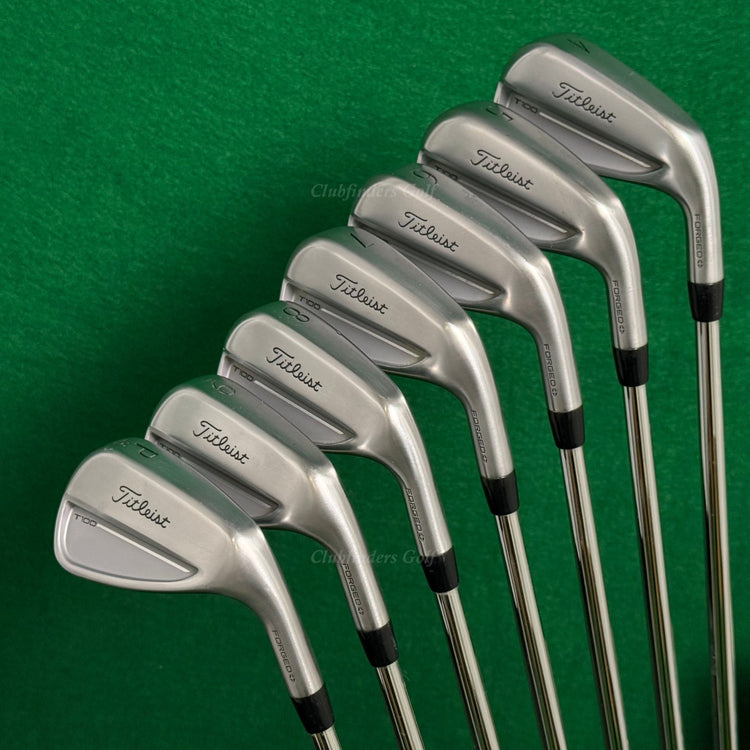 Titleist 2025 T100 Forged 4-PW Iron Set True Temper AMT White Steel Stiff