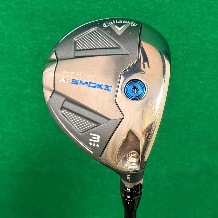 Callaway Paradym Ai Smoke Triple Diamond 15° Fairway Wood 3 Kai'li FW 75X-Stiff