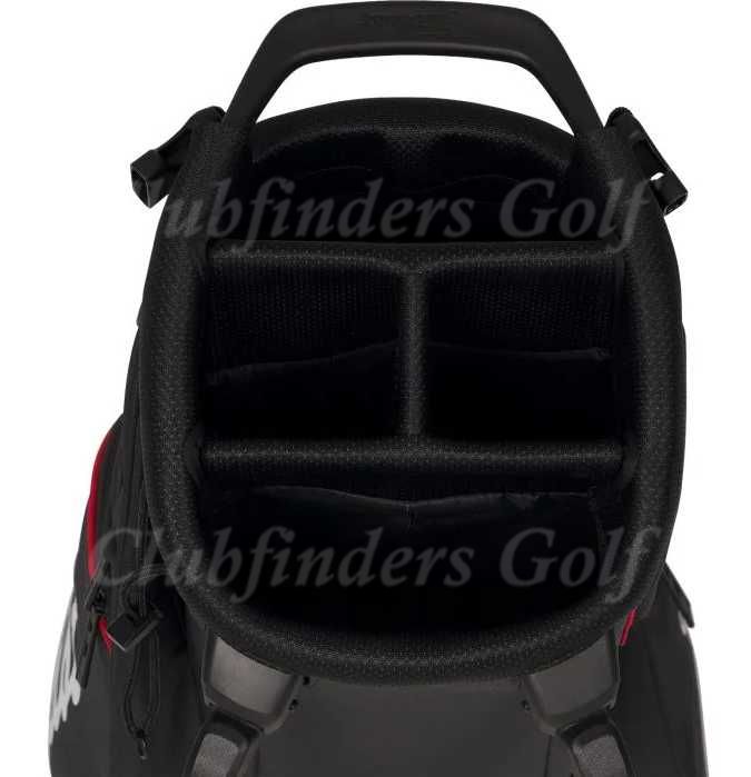 NEW Titleist Players S4 Black/Red/White 4-Way Golf Stand Bag w/ Raincover