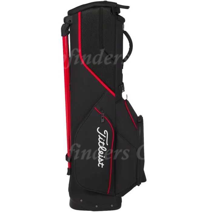NEW Titleist Players S4 Black/Red/White 4-Way Golf Stand Bag w/ Raincover