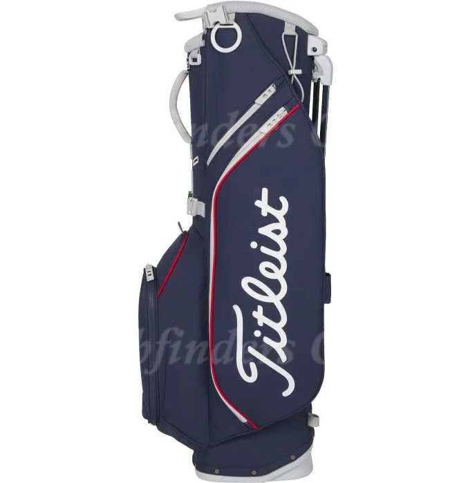 NEW Titleist Players S4 Navy/Red/White 4-Way Golf Stand Bag w/ Raincover