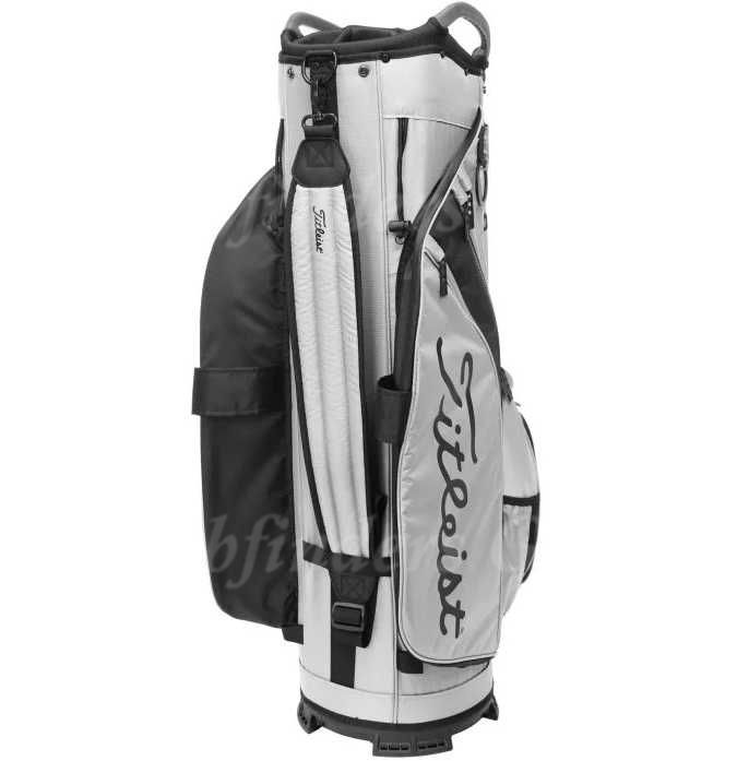 NEW Titleist Cart 14 White/Black/Gray 14-Way Golf Cart Bag w/ Raincover